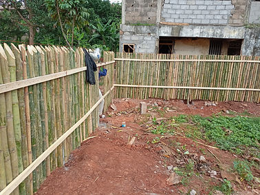 Raising the bamboo screen