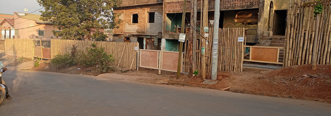 Family home beside the school compound